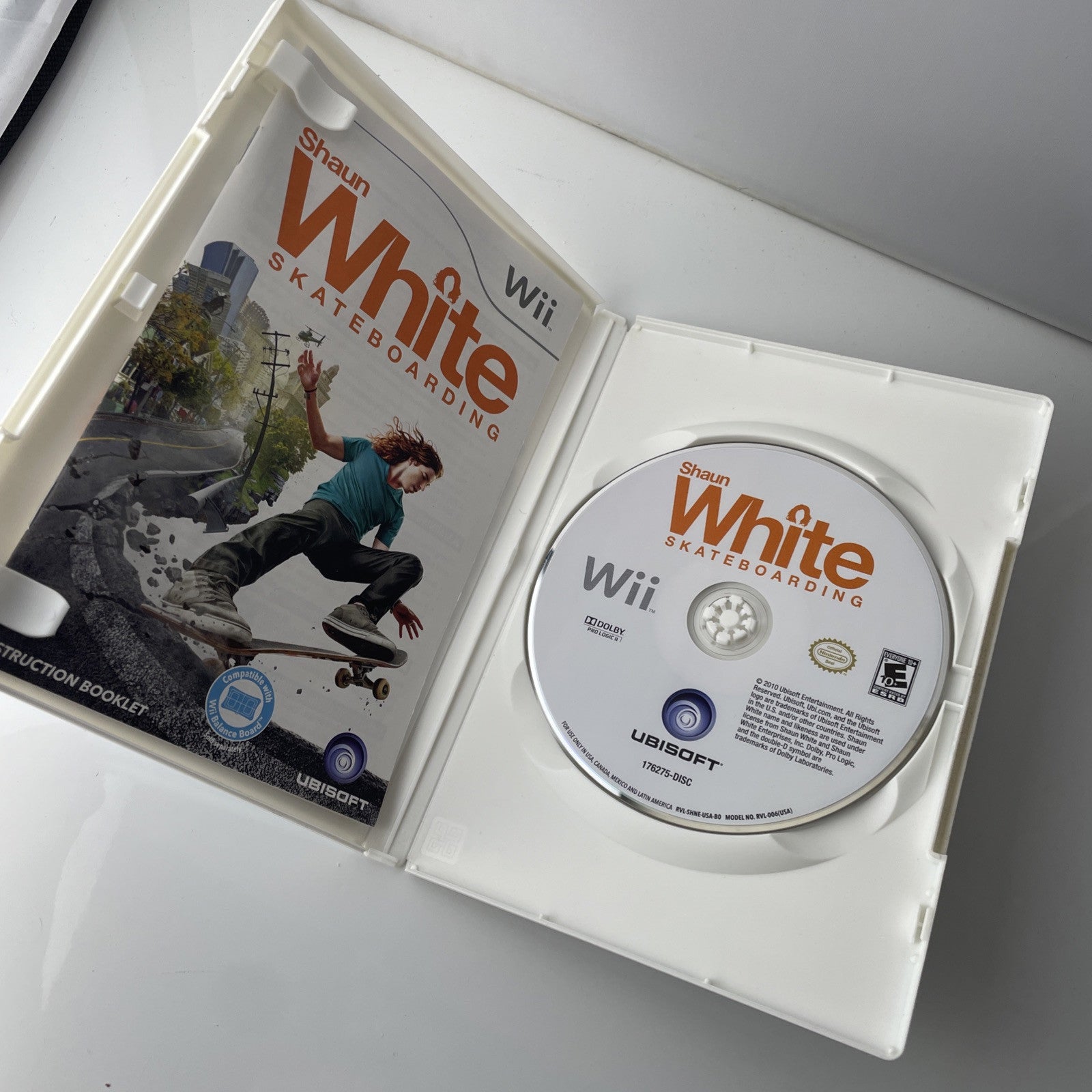 Shaun White Skateboarding (Nintendo Wii 2010) Complete