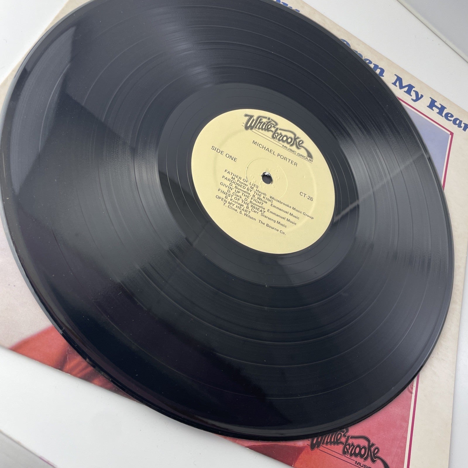 Michael Porter Open My Heart LP WhiteBrooke Records Rare Solo Vinyl Album