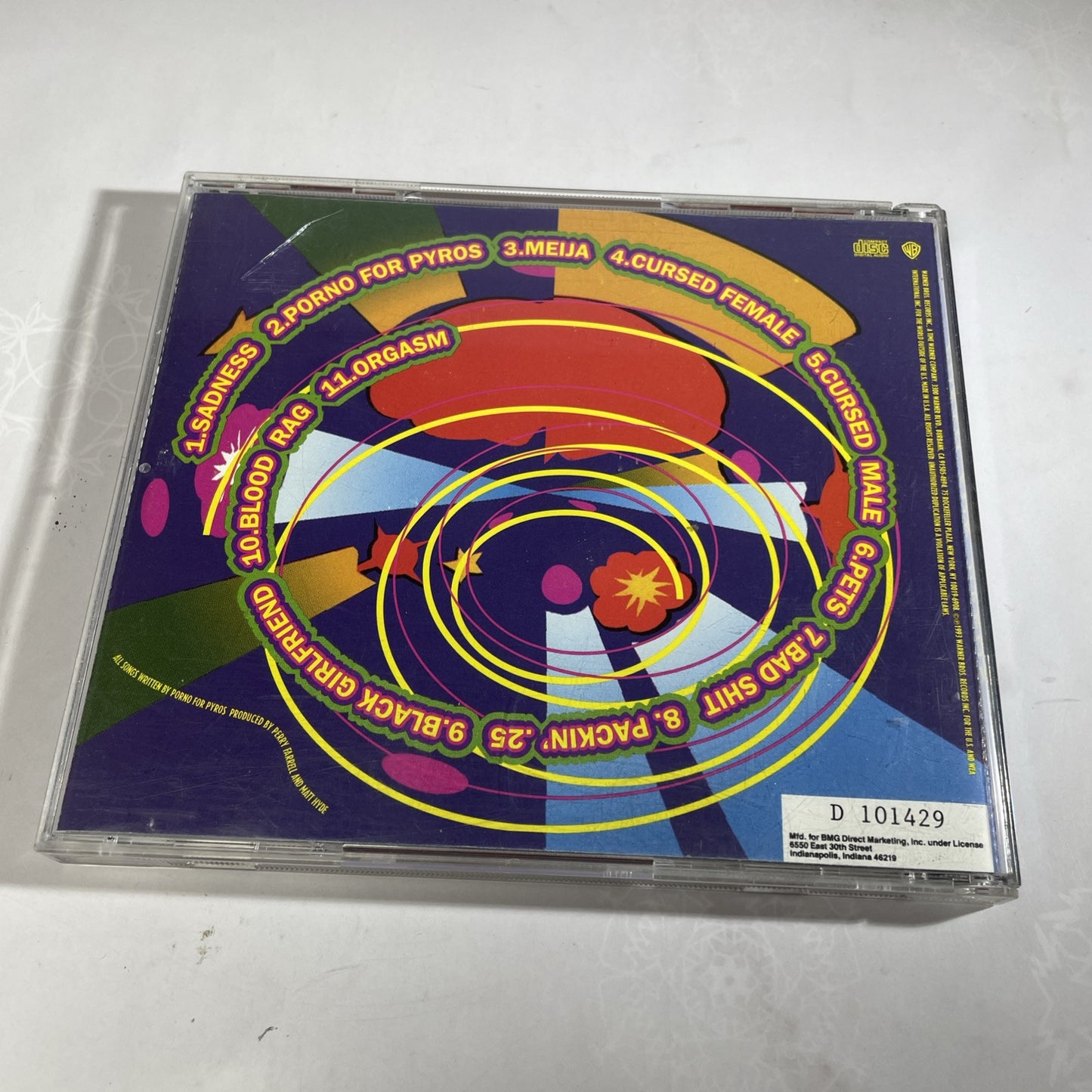 Porno for Pyros [PA] by Porno for Pyros (CD, Apr-1993, Alt/indie Rock 90s Music