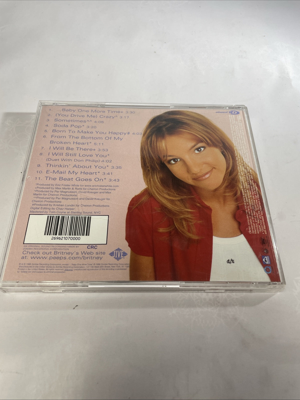Britney Spears ... Baby One More Time CD Hit Cd Y2k Pop 90s Music