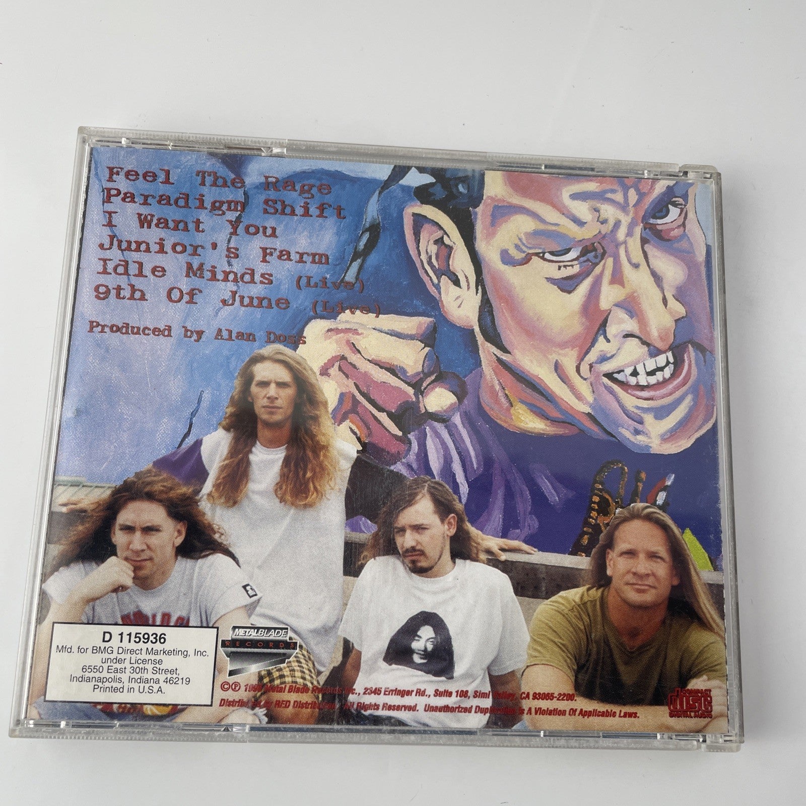 Feel the Rage by Galactic Cowboys (CD, Oct-1996) Metal Blade Records