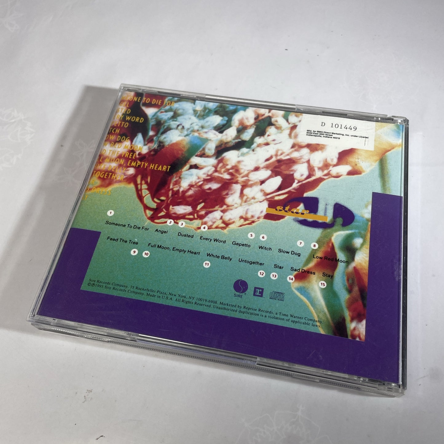 BELLY STAR CD 4AD TANYA DONELLY FEED THE TREE 90s Indie Rock Grunge Female Vocal