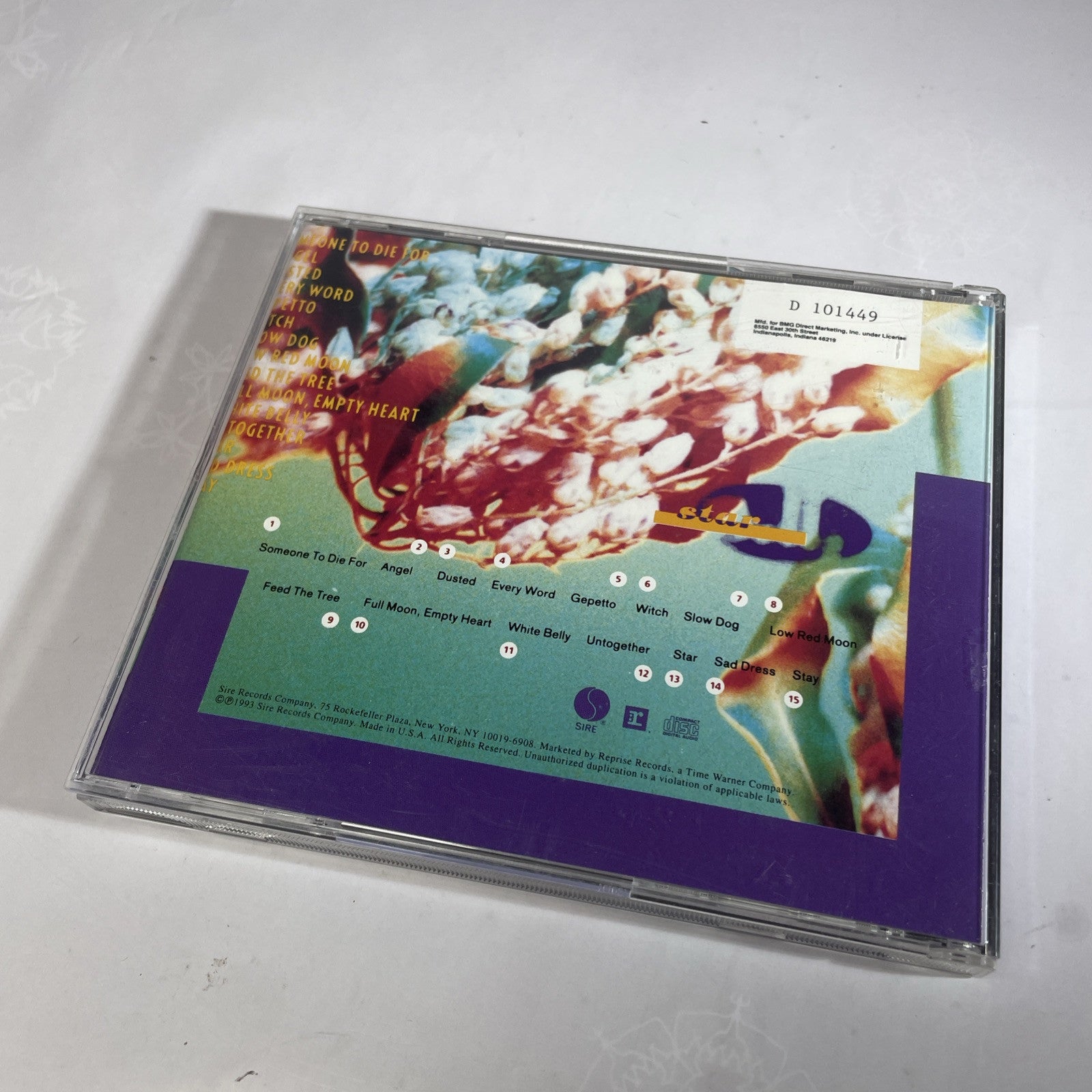 BELLY STAR CD 4AD TANYA DONELLY FEED THE TREE 90s Indie Rock Grunge Female Vocal