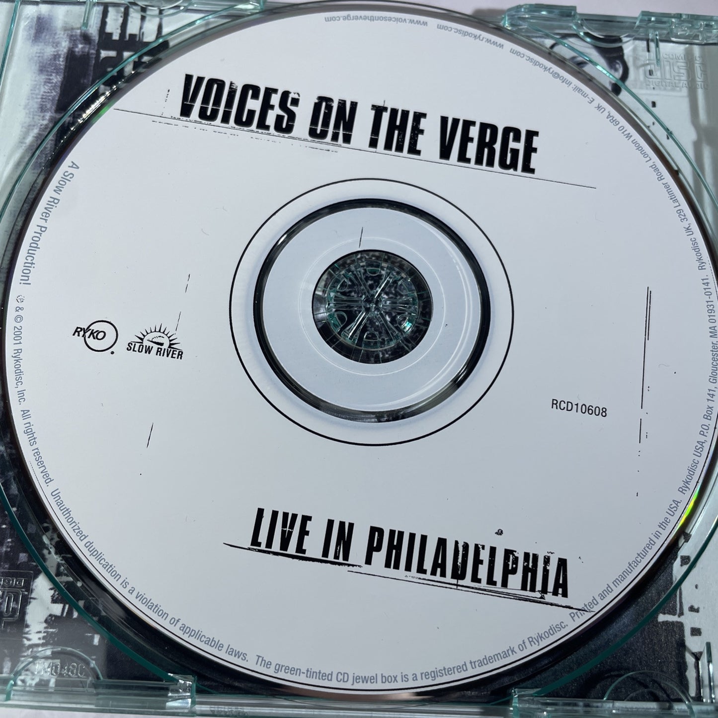 Live in Philadelphia by Voices on the Verge (CD, 2001)