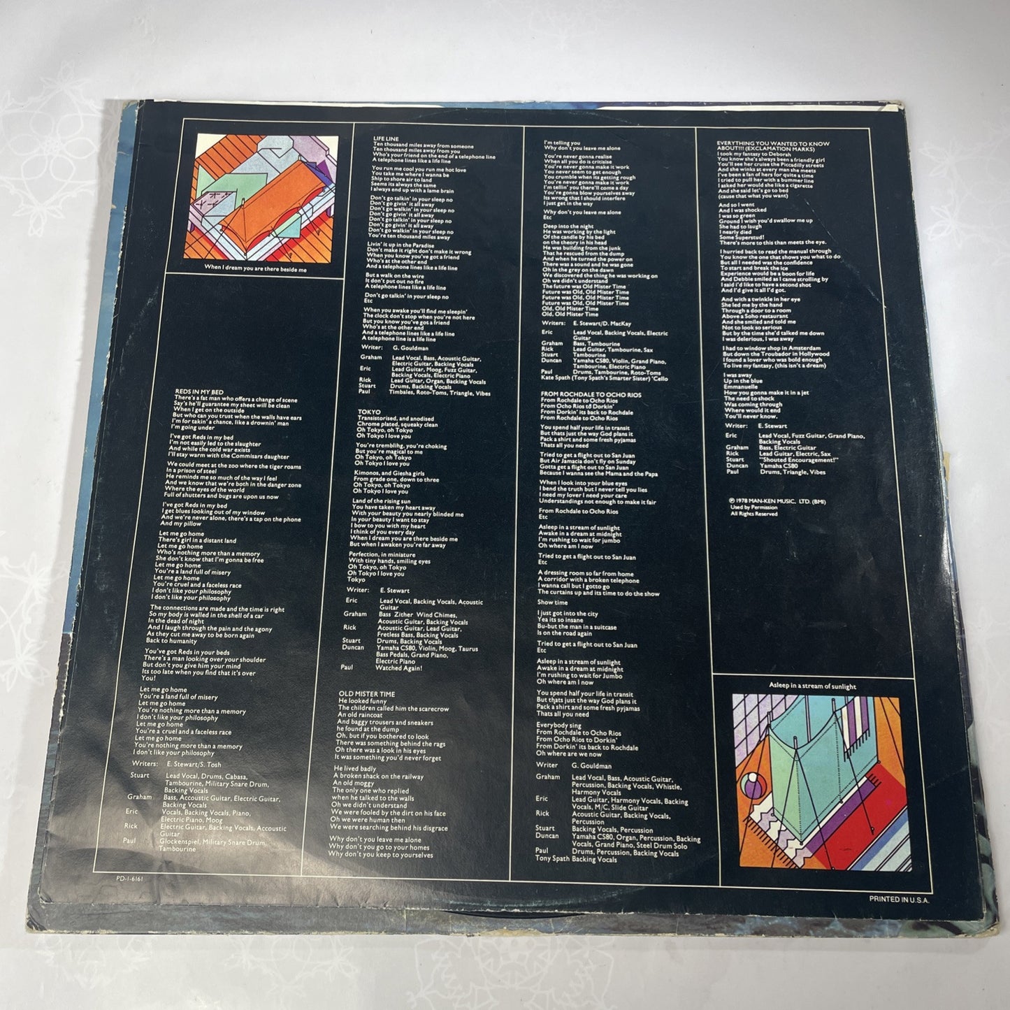 Promo 10cc Bloody Tourists Vinyl LP Polydor 1978 Rock Gatefold Dreadlock Holiday