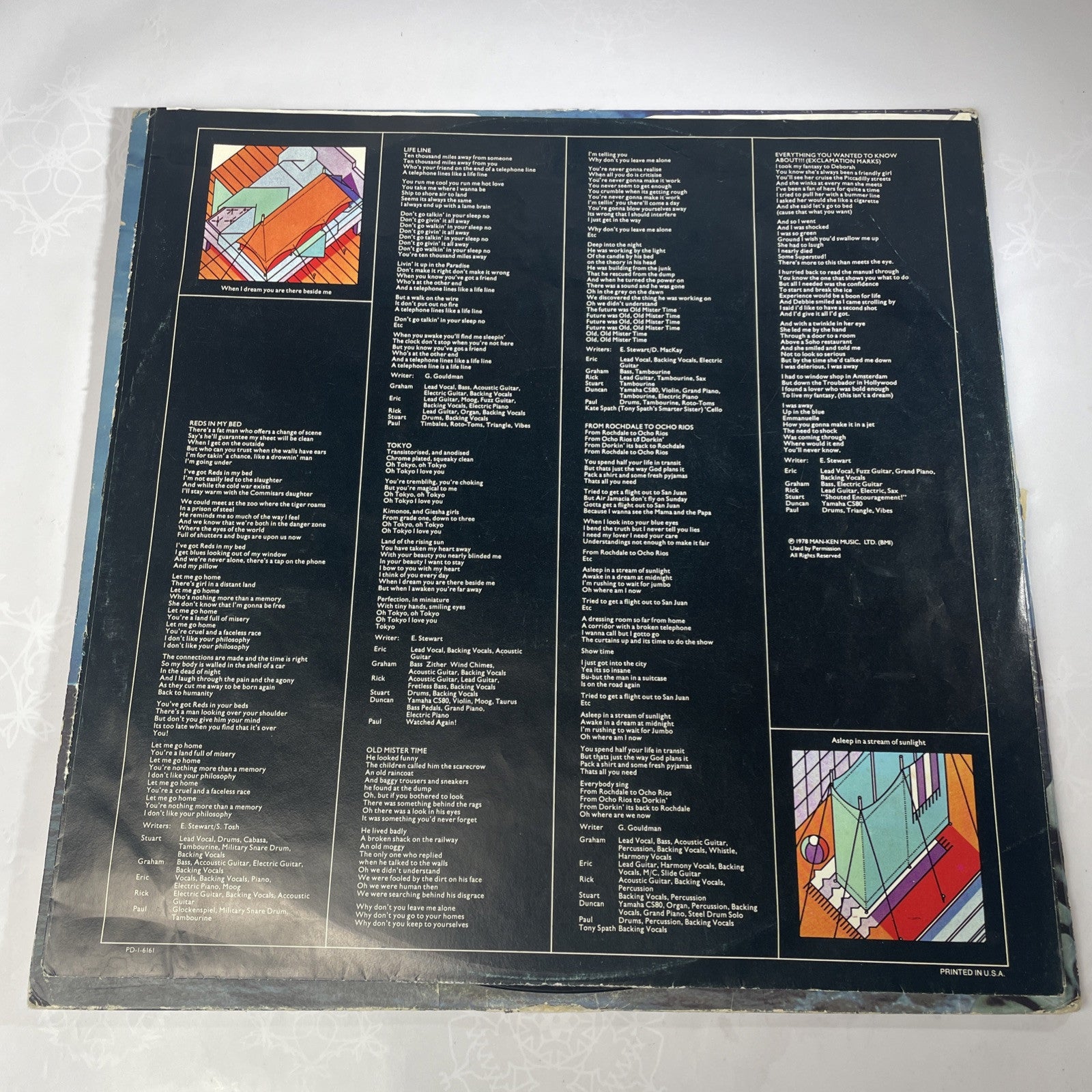Promo 10cc Bloody Tourists Vinyl LP Polydor 1978 Rock Gatefold Dreadlock Holiday