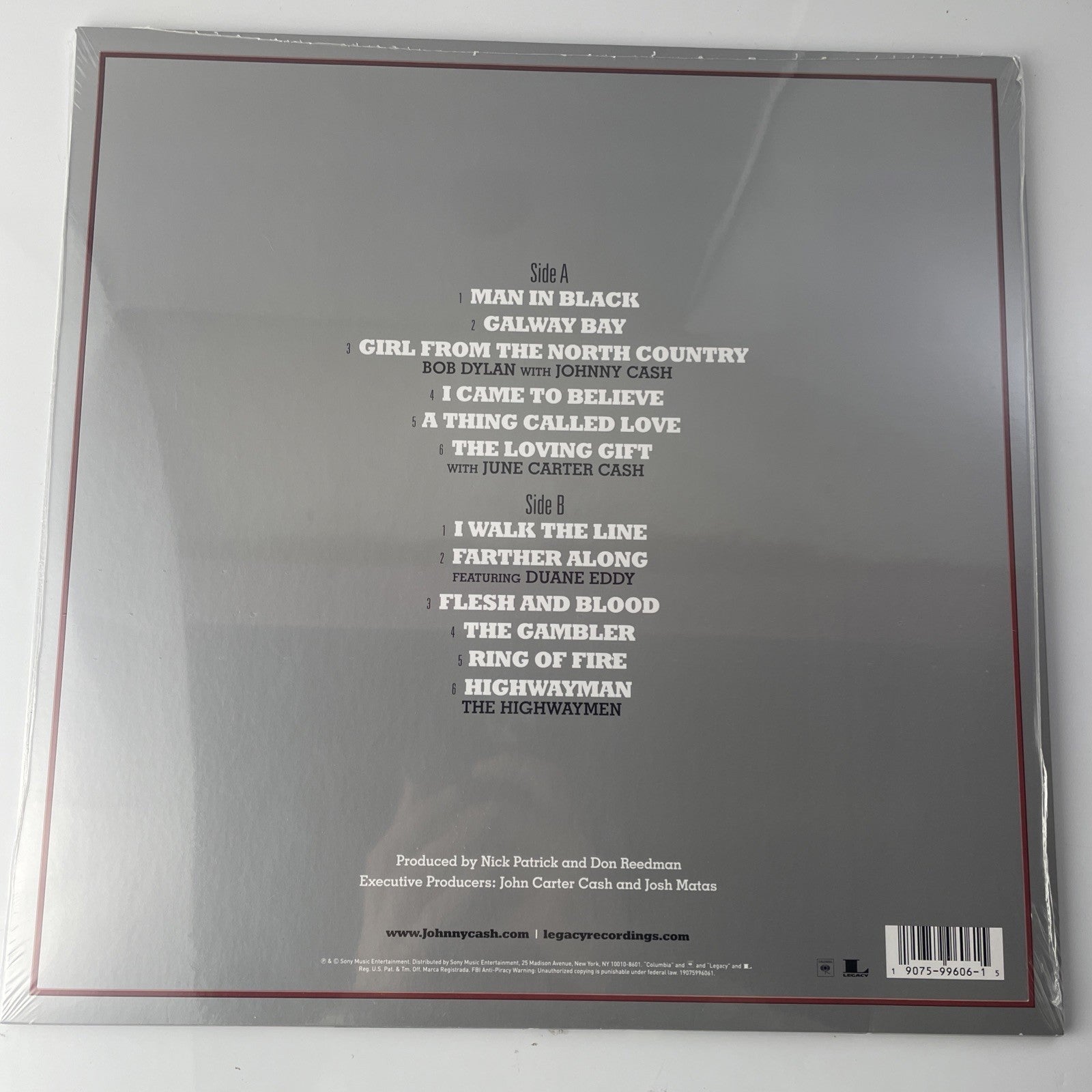 Johnny Cash And The Royal Philharmonic Orchestra LP SEALED