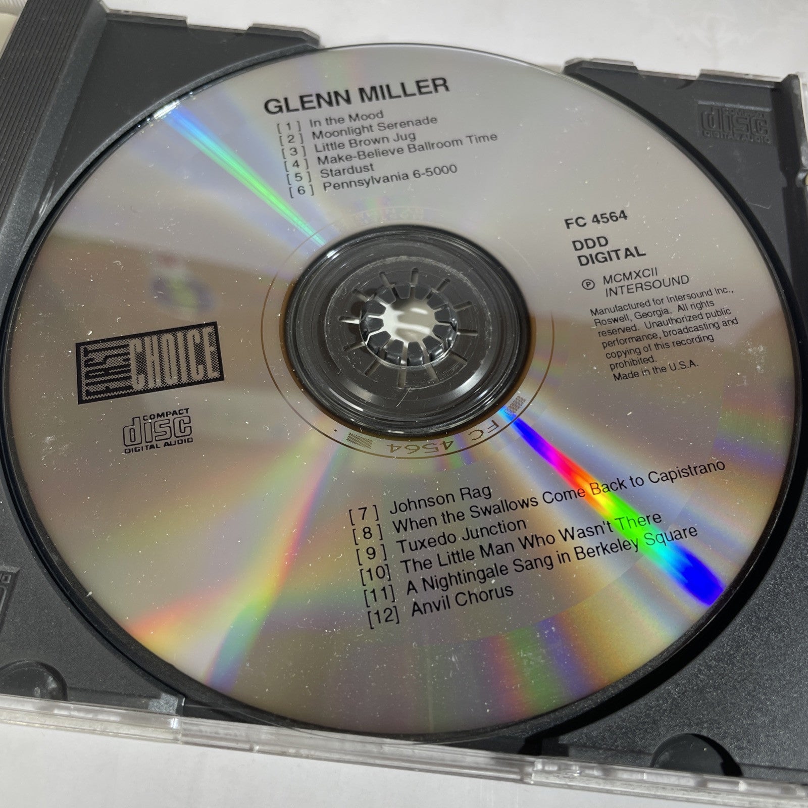 Glenn Miller - The Best of Glenn Miller [1992 Remastered Compilation] [Used CD]