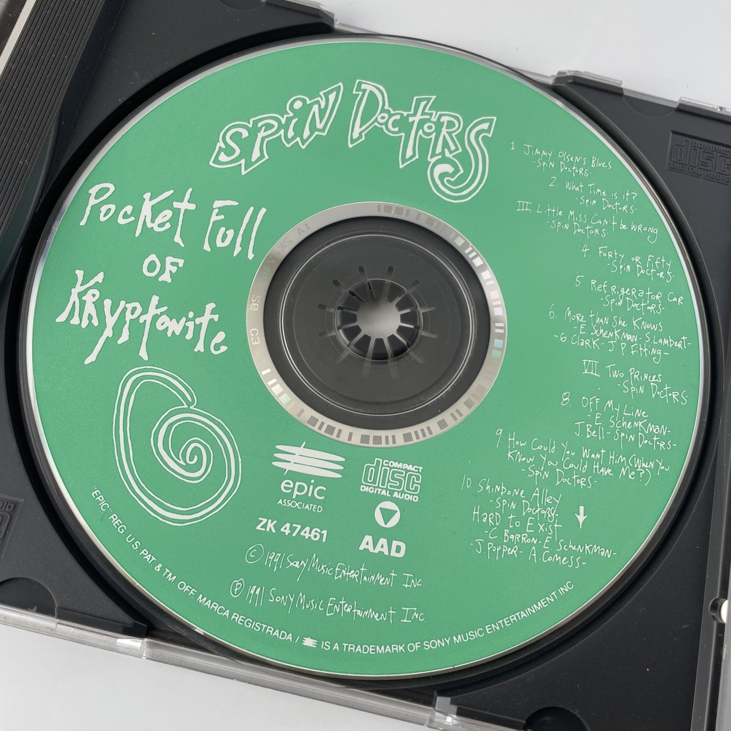 Spin Doctors - Pocket Full Of Kryptonite (CD, 1991, Epic) Audio Music CD