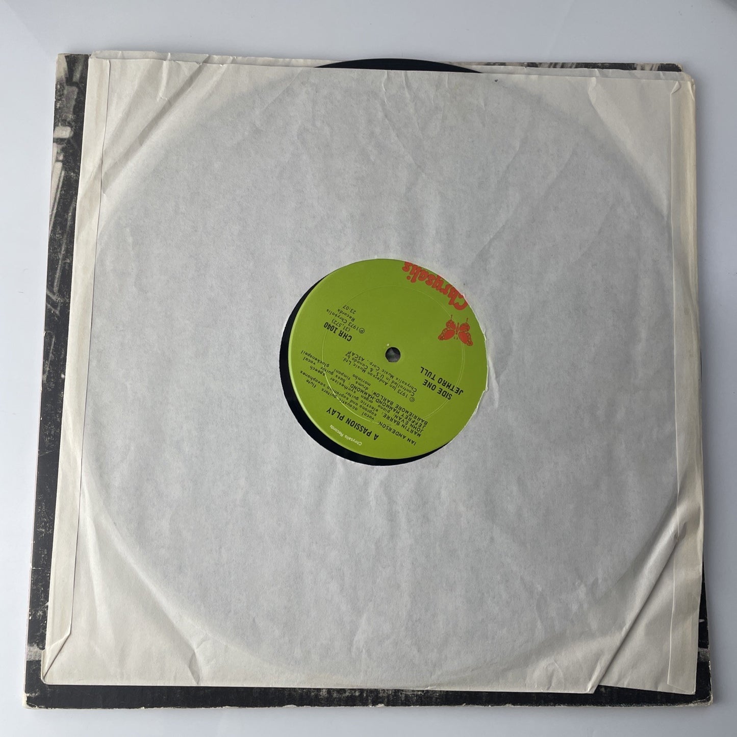 Jethro Tull “A Passion Play” CHR 1040 Chrysalis Records &Booklet Gatefold 12” LP