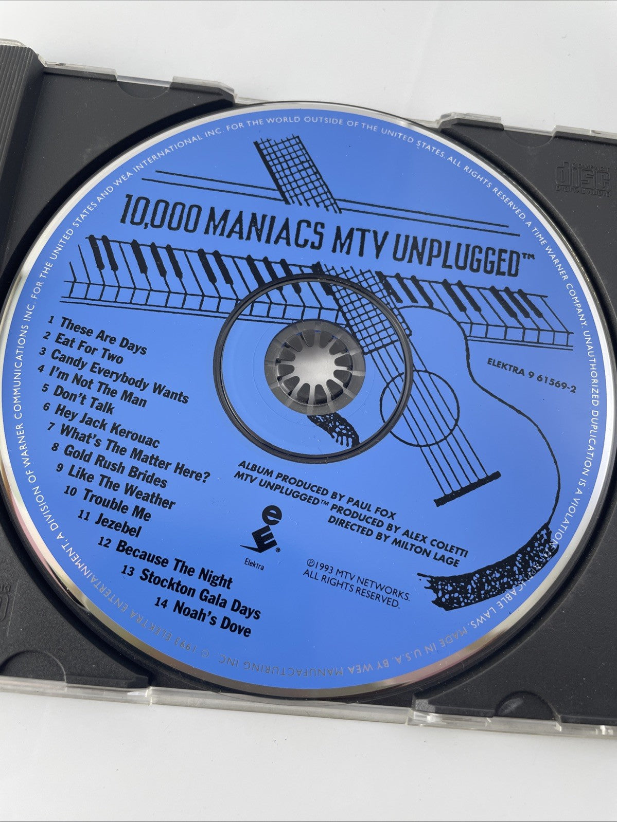 MTV Unplugged by 10,000 Maniacs (CD, 1993)  Elektra Entertainment
