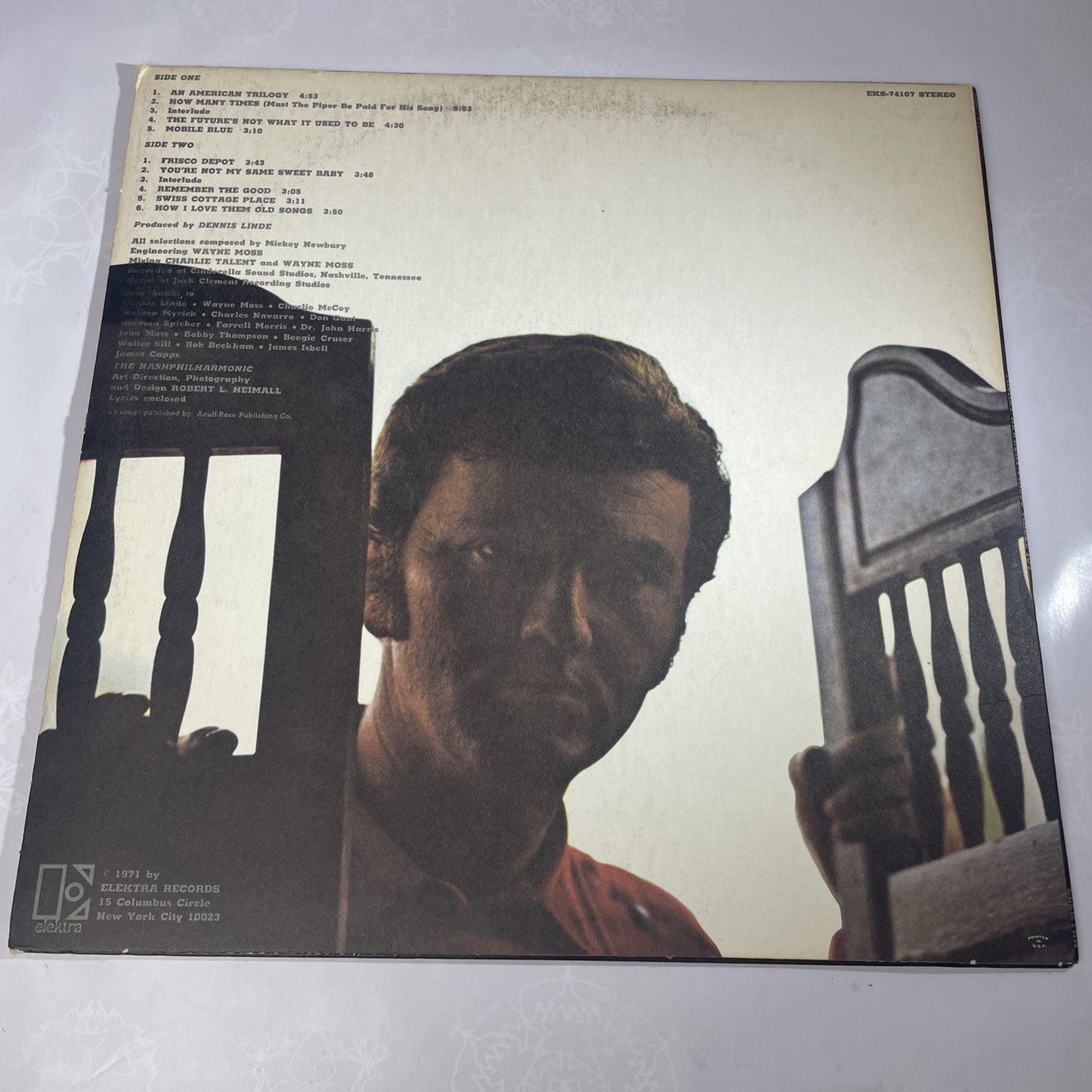 Mickey Newbury - Frisco Mabel Joy Vinyl LP Clean! VG++ FULLY TESTED