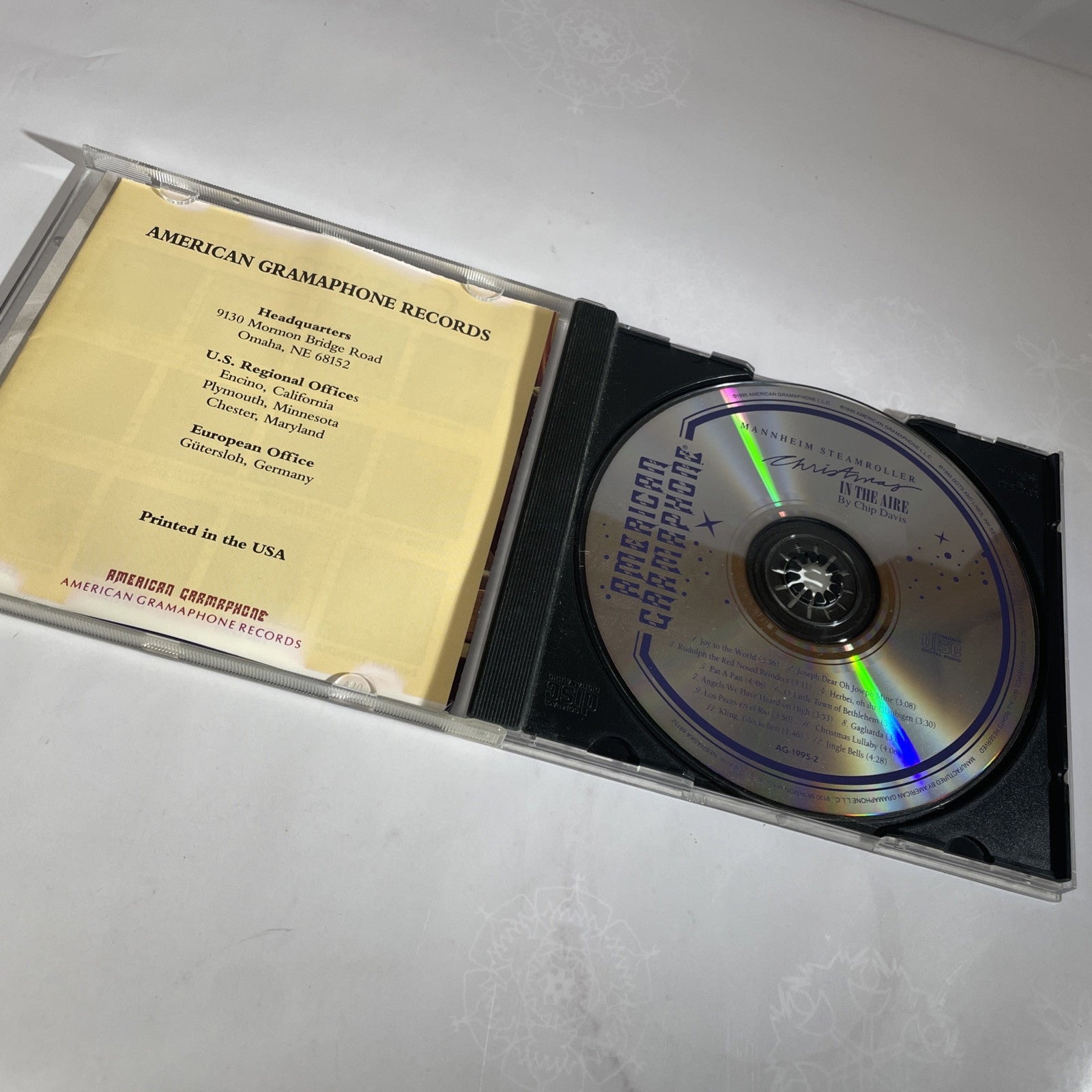 Christmas in the Aire - Audio CD By Mannheim Steamroller - VERY GOOD