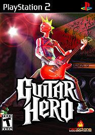 Guitar Hero 1 (PS2 PlayStation 2, 2006) Black Label Tested + Working