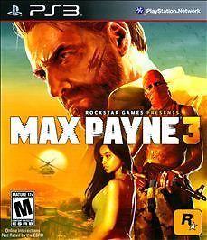 Max Payne 3 (Sony PlayStation 3, 2012) Very Good Disc