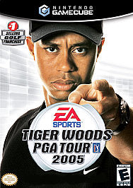 Tiger Woods PGA Tour 2005 (Nintendo GameCube, 2004) 2 Discs CIB #0905