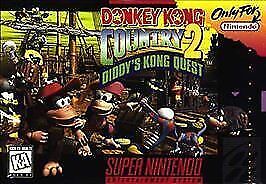 Donkey Kong Country 2 Super Nintendo SNES Authentic Tested And Working Cart Only