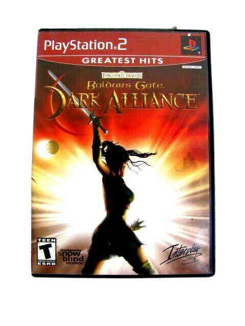 Baldur's Gate: Dark Alliance (PlayStation 2, 2005)  No Manual Greatest Hits