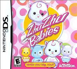 ZhuZhu Babies  (Nintendo DS, 2011) Complete! Very Good Condition!
