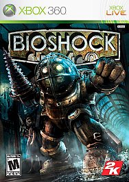 BioShock (Microsoft Xbox 360, 2007) W/Manual & Slipcover VG+